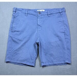 Mavi Simon Shorts Mens 40 Blue Performance Chino Stretch Normcore USA Dadcore